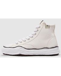 Maison Mihara Yasuhiro - Peterson High Original Sole Rubber Painted Canvas High-top Sneakers - Lyst