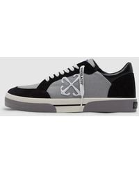 Off-White c/o Virgil Abloh - Low Vulcanised Suede Canvas Sneaker - Lyst