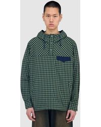 Beams Plus - Check Pullover Anorak Jacket Watch - Lyst