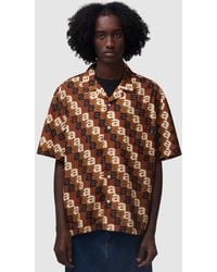 AWAKE NY - A Print Camp Short Sleeve Shirt - Lyst
