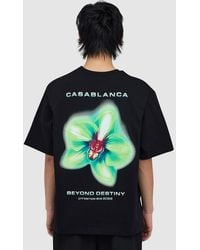 CASABLANCA - Glitch Orchid Oversized T-Shirt - Lyst