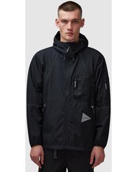 and wander - Breath Rip Hooded Jacket - Lyst