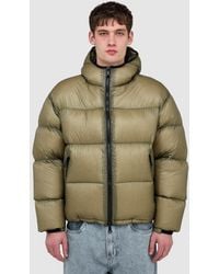 MKI Miyuki-Zoku - Translucent Hooded Bubble Jacket (Sage - Lyst