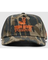 Malbon Golf - Tour Divot Camo Snapback Cap (Bark Camo - Lyst