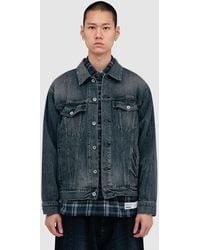 Neighborhood - Washed Denim Type-4 Jacket - Lyst