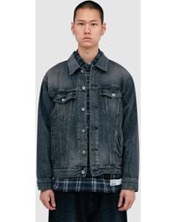 Neighborhood - Washed Denim Type-4 Jacket - Lyst