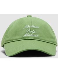 Drole de Monsieur - Calligraphy Slogan Cap (Light - Lyst