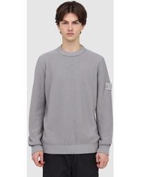 Stone Island - Ghost Cotton Cashmere Sweater (Dust - Lyst