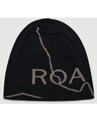 ROA - Logo Wool Beanie - Lyst