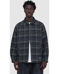 Neighborhood - Check Zip Shirt Jacket - Lyst