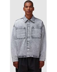 MKI Miyuki-Zoku - Denim Box Overshirt (Washed - Lyst