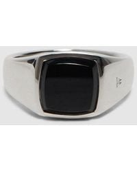 Tom Wood - Polished Onyx Kay Ring Onyx - Lyst
