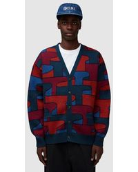 Parra - Canyons All Over Knitted Cardigan - Lyst