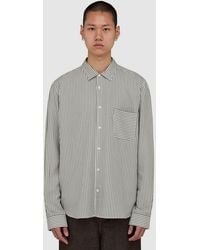 YMC - Curtis Shirt Seersucker Stripe - Lyst
