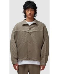 Homme Plissé Issey Miyake - September Pleats Jacket (Riverside - Lyst