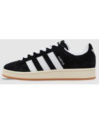 adidas - Campus Brand-stripe Suede Low-top Trainers - Lyst