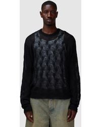 Stussy - Loose Knit Cross Cable Sweater - Lyst