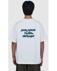 Drole de Monsieur - Vine Embroidered Slogan T-Shirt - Lyst