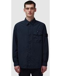Stone Island - Ghost Nylon Smerigliato Overshirt - Lyst