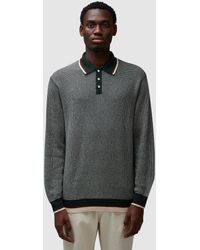 Beams Plus - Long Sleeve Knitted Polo Shirt ( - Lyst