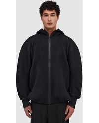 Homme Plissé Issey Miyake - Wickerwork Mesh Pleats Hoodie - Lyst