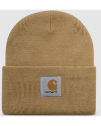 Carhartt - Short Watch Beanie (Wip Dusty H - Lyst