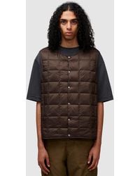 Taion - Crew Neck Down Vest Gilet - Lyst