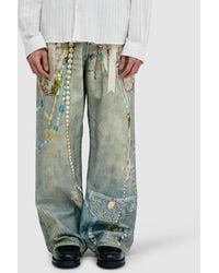 Acne Studios - 1981 Baggy Trompe L�Oeil Jeans - Lyst