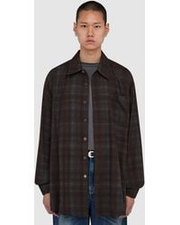 Our Legacy - Borrowed Shirt (More Check Print - Lyst