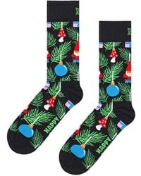 Happy Socks - Black Cotton Sock - Lyst