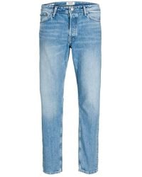 Jack & Jones - Blue Cotton Jeans & Pant - Lyst
