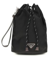 Prada - Black Recycled Polyamide Accessories - Lyst