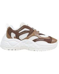 ARMANI EXCHANGE - Bicolor Polyester Chunky Sneakers - Lyst