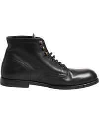 Dolce & Gabbana - Black Lace Up Short Ankle Boots Men Shoes - Lyst