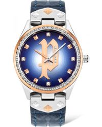Police - Blue Leather Watch - Lyst