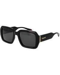 Polaroid - Black Plastic Sunglasses - Lyst
