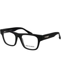Trussardi - Black Acetate Glasses (frames) - Lyst