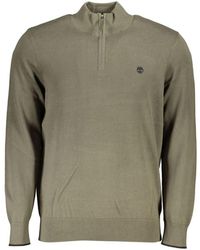 Timberland - Organic Cotton Half Zip Sweater - Lyst