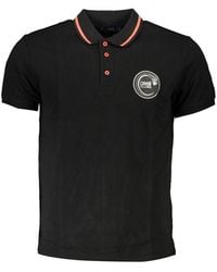 Roberto Cavalli - Black Cotton Men's Polo Shirt - Lyst