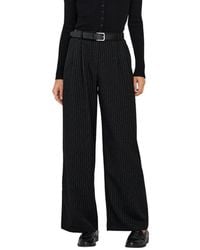 ONLY - Black Recycled Polyester Casual Pants - Lyst
