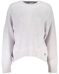 Patrizia Pepe - Elegant Turtleneck Sweater With Contrast Detail - Lyst