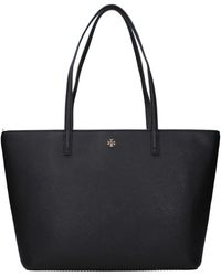 Tory Burch - Black Leather Shoulder Bag - Lyst