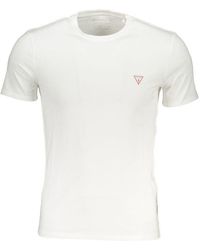 Guess - White Cotton T - Lyst