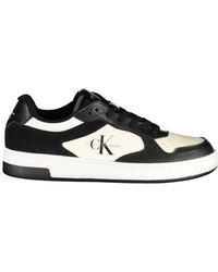 Calvin Klein - Sleek Sneakers With Contrast Details - Lyst