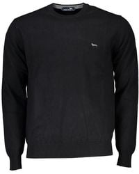 Harmont & Blaine - Elegant Crew Neck Embroidered Sweater - Lyst