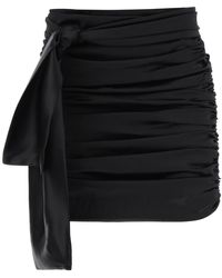 Dolce & Gabbana - Silk Mini Skirt - Lyst