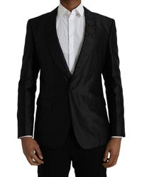 Dolce & Gabbana - Martini Single Breasted Coat Blazer - Lyst