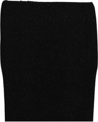 Dolce & Gabbana - Men Black Viscose Logo Knee High Accessory Socks - Lyst