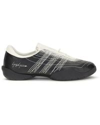 Y-3 - Black Rubber Athletic Sneakers - Eu43/us10 - Lyst
