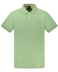 BOSS - Cotton Polo Shirt - Lyst